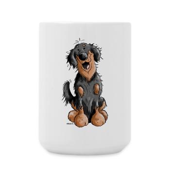Mignon Hovawart - Grande tasse 440 ml - blanc - Devant