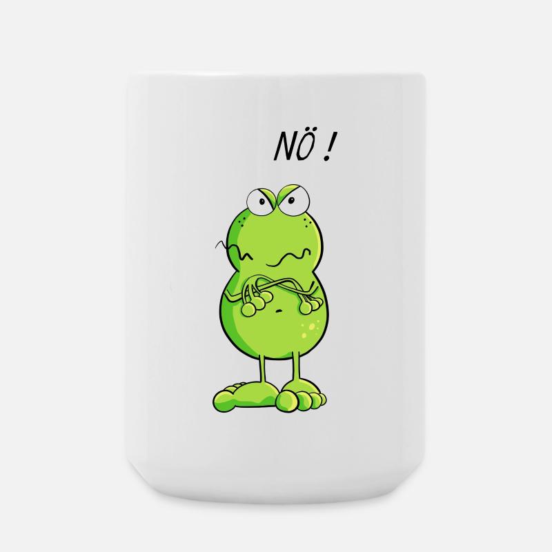 Frosch sagt einfach mal Nö - Große Tasse 440 ml - Weiß