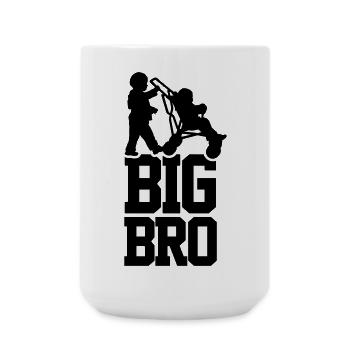 Big Bro - Large Mug 440 ml - white - Front