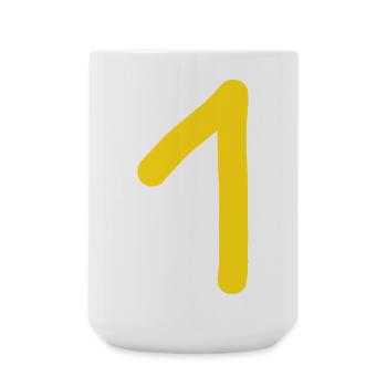 1 numéro un anniversaire - Grande tasse 440 ml - blanc - Devant