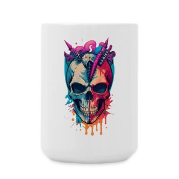 Skull - Large Mug 440 ml - white - Front
