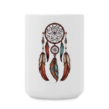 Traumfänger - Große Tasse 440 ml - Weiß - Vorne