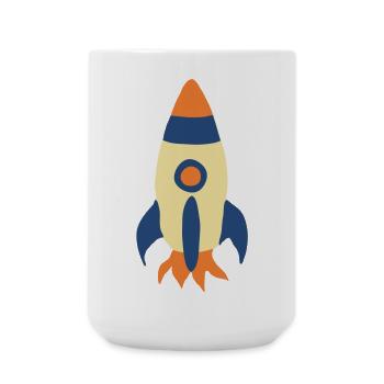 Fusée - Grande tasse 440 ml - blanc - Devant