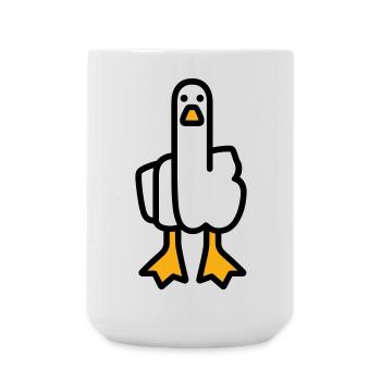 Statement Gans - Große Tasse 440 ml - Weiß - Vorne