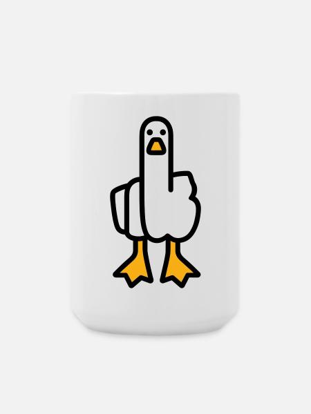 Statement Gans - Große Tasse 440 ml - Weiß