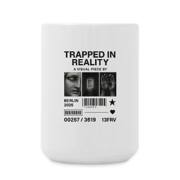 Piégé dans la réalité Berlin 2025 - Grande tasse 440 ml - blanc - Devant