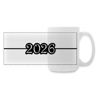 2026 Line - Large Panoramic Mug 440 ml - white - Right