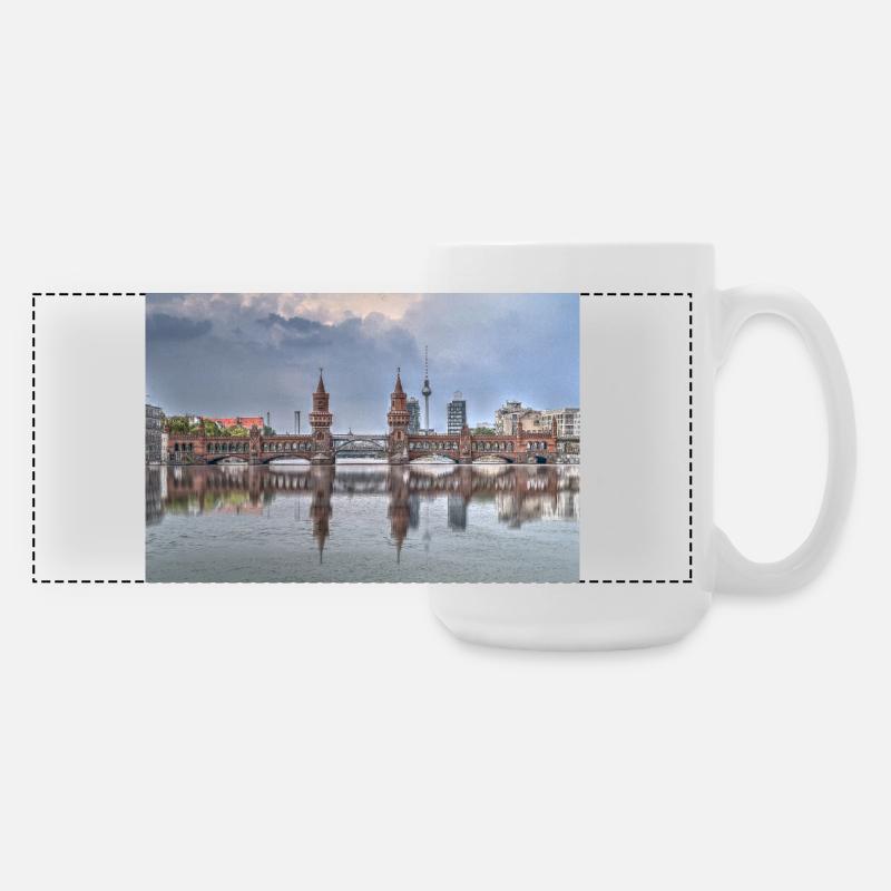Berlin - Large Panoramic Mug 440 ml - white