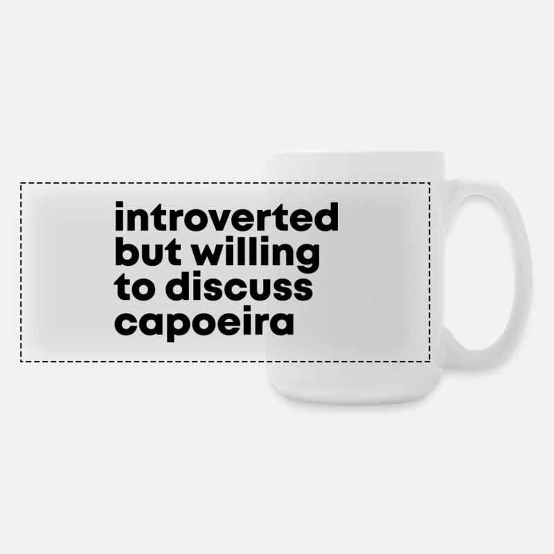 Capoeira - Large Panoramic Mug 440 ml - white