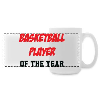Basketball Player of the Year - Large Panoramic Mug 440 ml - white - Right