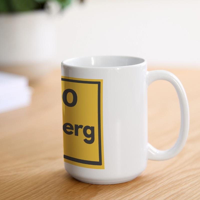 OLD POSTCODE POSTCODE RETRO 8500 NÜRNBERG FRANKEN Large Panoramic Mug 440 ml