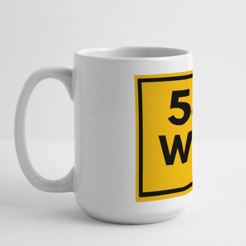 OLD POSTCODE POSTCODE RETRO 5810 WITTEN RUHRGEBIET Large Panoramic Mug 440 ml