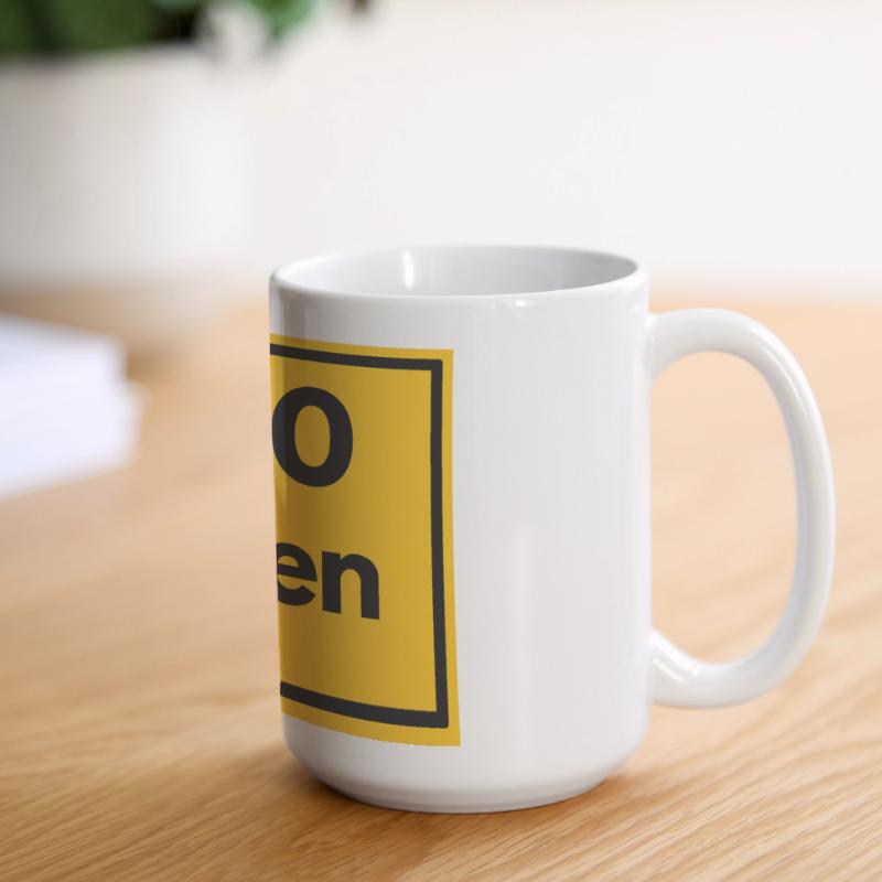 OLD POSTCODE POSTCODE RETRO 5810 WITTEN RUHRGEBIET Large Panoramic Mug 440 ml