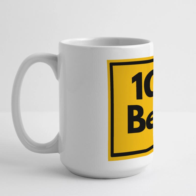 OLD POSTCODE POSTCODE RETRO 1000 BERLIN CAPITAL Large Panoramic Mug 440 ml