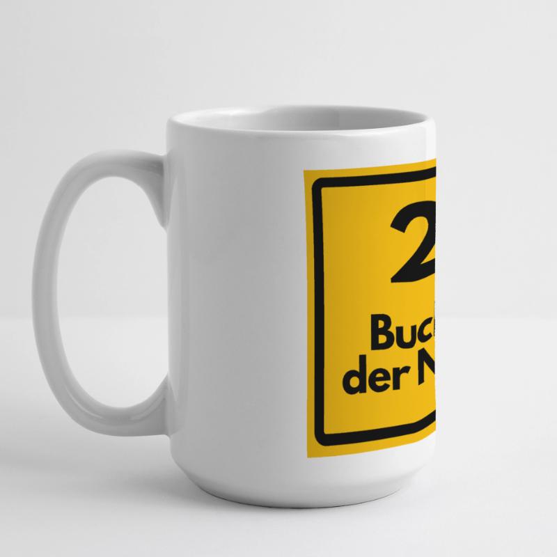 OLD POSTCODE POSTCODE RETRO 2110 BUCHHOLZ NORDH. Large Panoramic Mug 440 ml