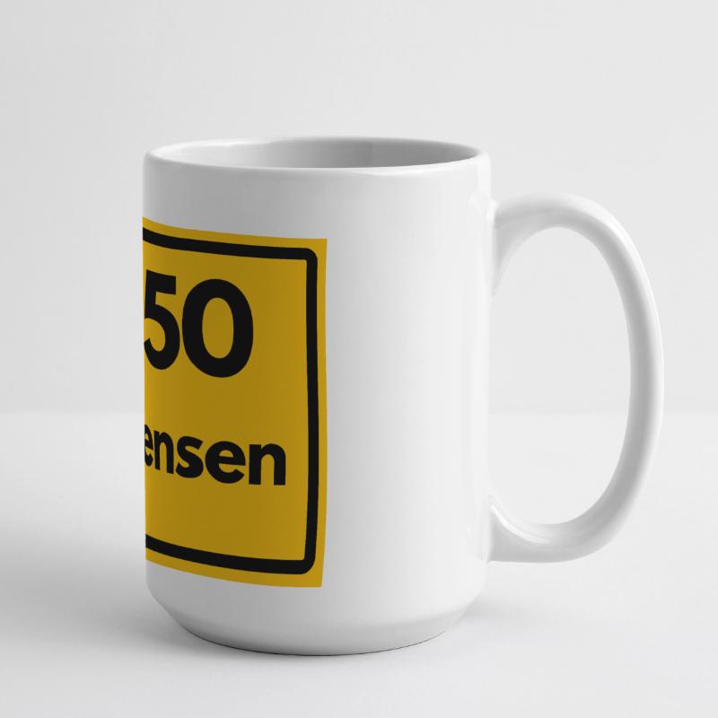 OLD POSTCODE POSTCODE RETRO 3350 KREIENSEN Large Panoramic Mug 440 ml