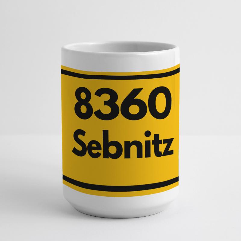 8360 SAXONY 01855 SEBNITZ OLD POSTCODE ZIP CODE Large Panoramic Mug 440 ml