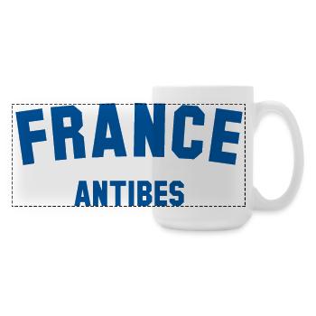 ANTIBES France Frankreich - Grande tasse panoramique 440 ml - blanc - Droite