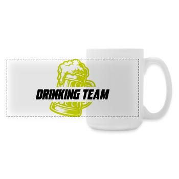 Drinking Team Bier - Große Panoramatasse 440 ml - Weiß - Rechts