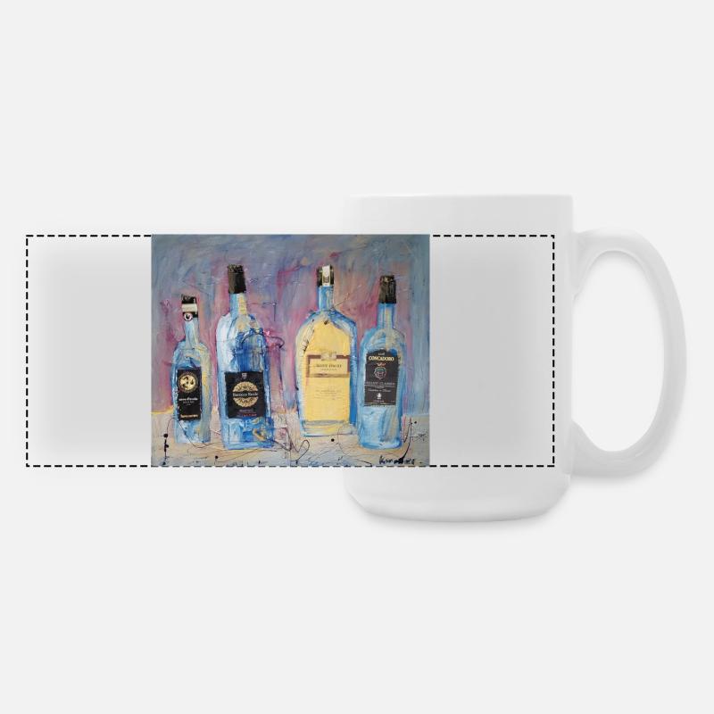 4friends - Large Panoramic Mug 440 ml - white