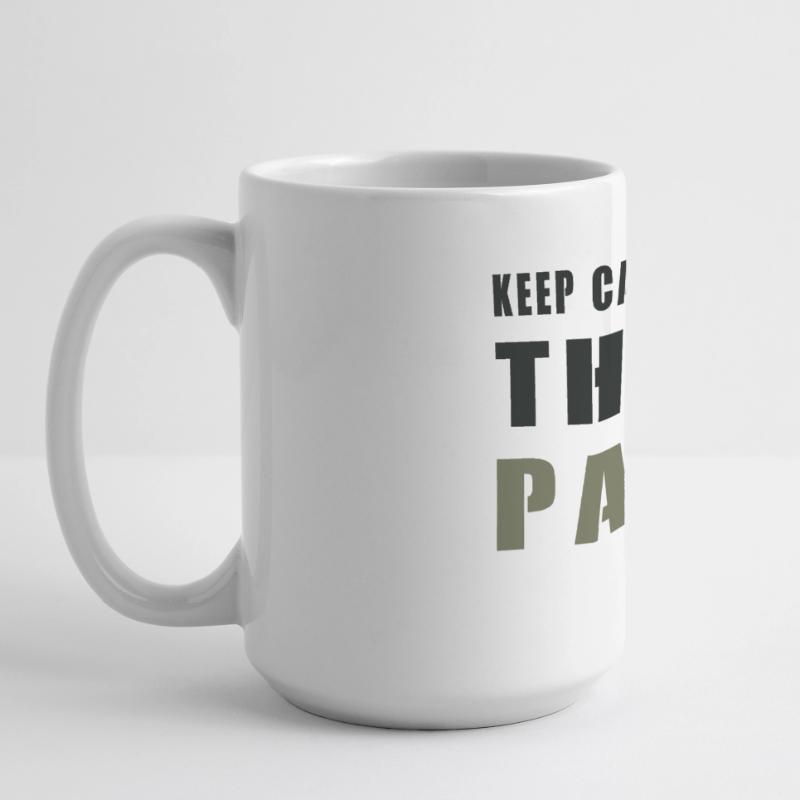 Tactical Panda – Keep Calm Large Panoramic Mug 440 ml