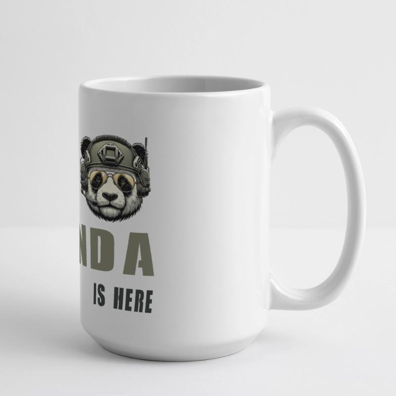 Tactical Panda – Keep Calm Large Panoramic Mug 440 ml