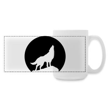 Wolf - Large Panoramic Mug 440 ml - white - Right