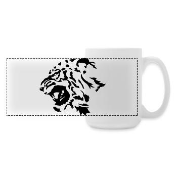 Tiger - Large Panoramic Mug 440 ml - white - Right