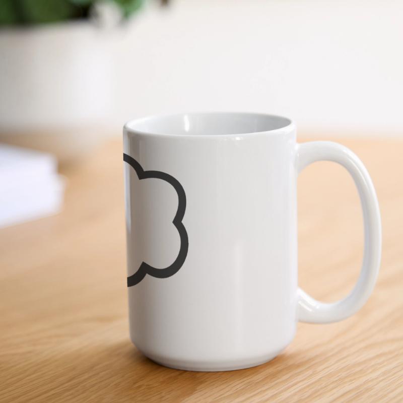 Thinking Bubble Comic Thought Bubble Bubble Thoughts Large Panoramic Mug 440 ml