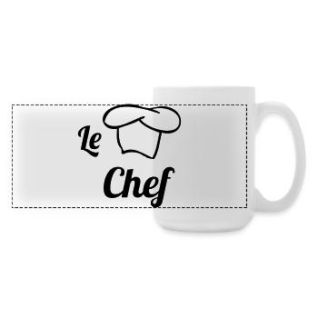 Le Chef - Grande tasse panoramique 440 ml - blanc - Droite