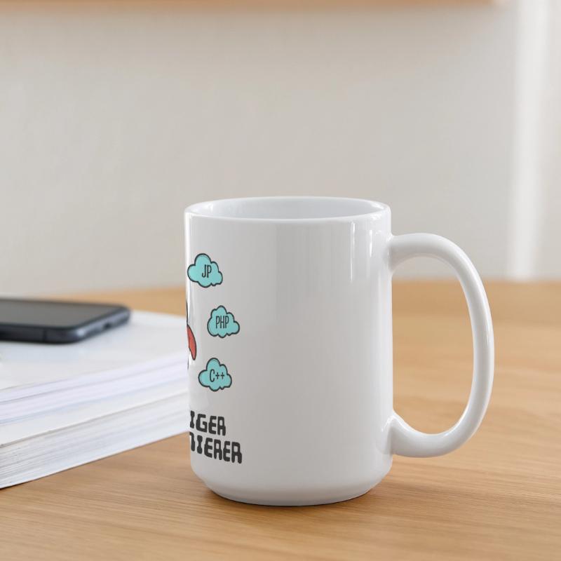 Css Code Developer C++ Java Php Programmierer Große Panoramatasse 440 ml