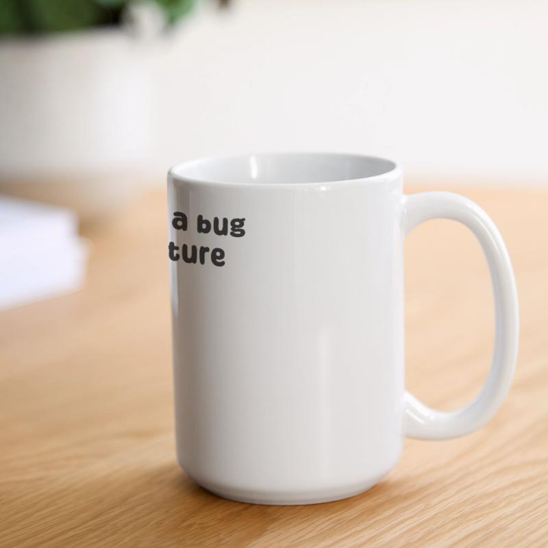 Developer Geek Bugs Code Informatik Statement Große Panoramatasse 440 ml