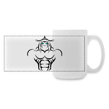 Alpha Pisces Deluxe - Große Panoramatasse 440 ml - Weiß - Rechts