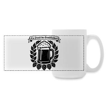 Ein Prosit der Gemütlichkeit - Large Panoramic Mug 440 ml - white - Right