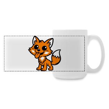 Bande dessinée Fox - Grande tasse panoramique 440 ml - blanc - Droite