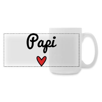 OPA. PAPA. VATERTAG. FROHER VATERTAG - Große Panoramatasse 440 ml - Weiß - Rechts
