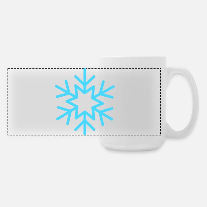 Christmas - Large Panoramic Mug 440 ml - white