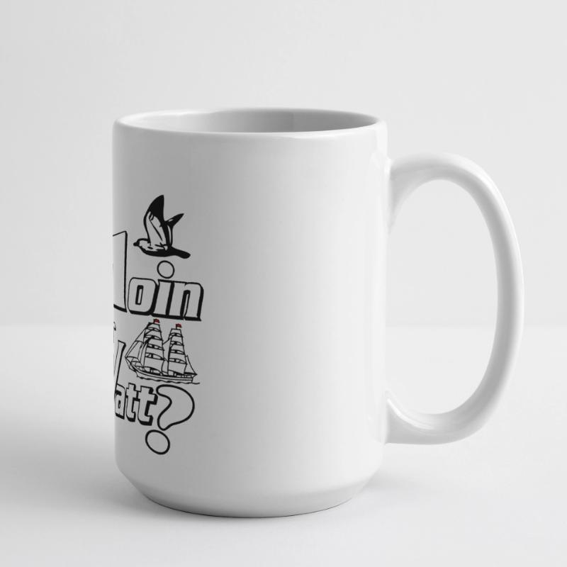 Ja Moin oder Watt? Grande tasse panoramique 440 ml