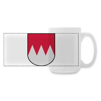 Franken Wappen - Große Panoramatasse 440 ml - Weiß - Rechts