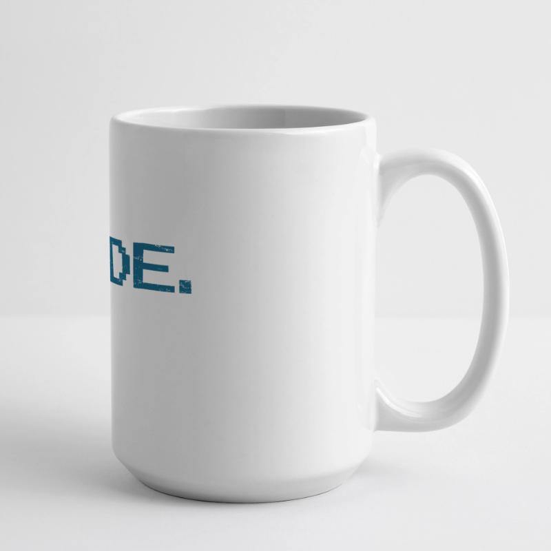 Code de programmation informatique Grande tasse panoramique 440 ml