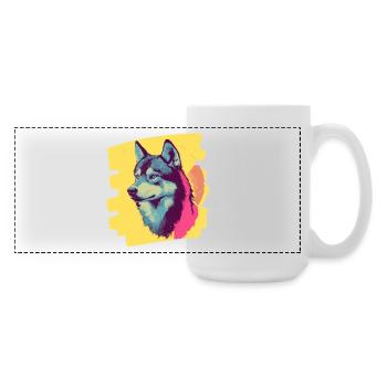 Husky - Large Panoramic Mug 440 ml - white - Right