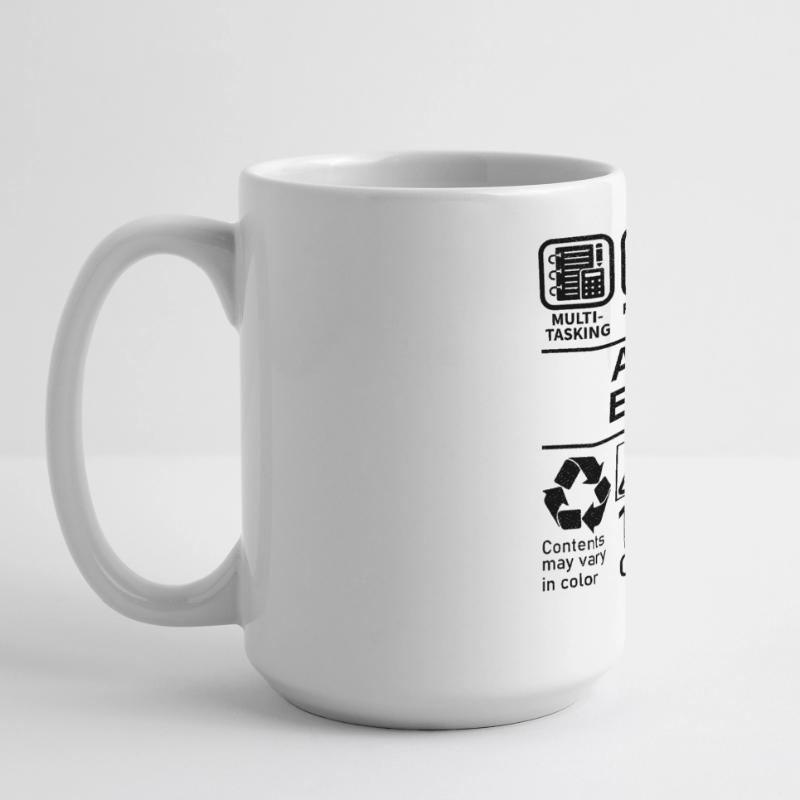 Audio Engineer multi tasking problem solving Large Panoramic Mug 440 ml