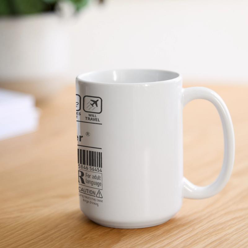 Audio Engineer multi tasking problem solving Large Panoramic Mug 440 ml