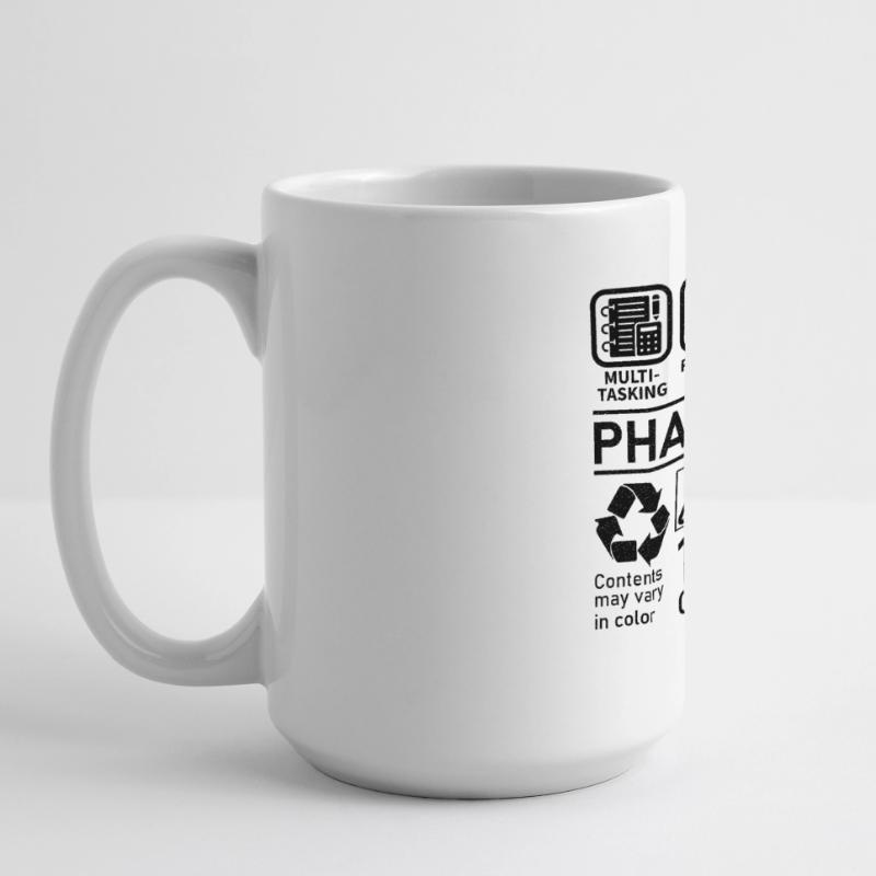 Pharmacist multi tasking problem solving Große Panoramatasse 440 ml