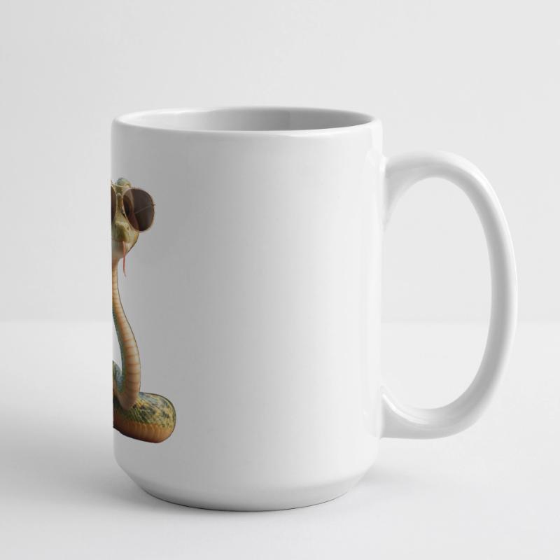 snake, python, cobra, rattlesnake, snakes Large Panoramic Mug 440 ml