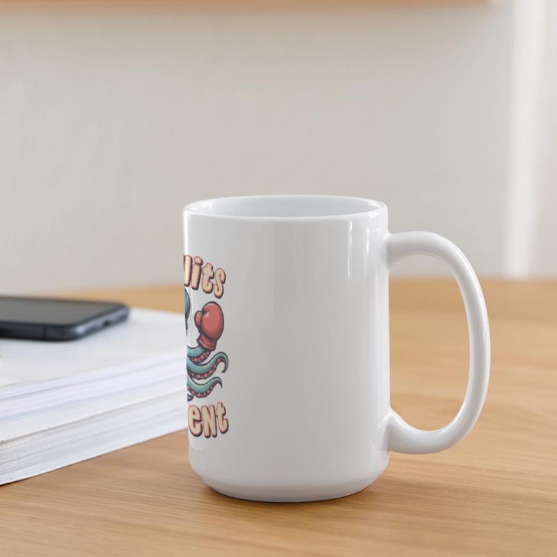 Frappe simplement différemment Grande tasse panoramique 440 ml