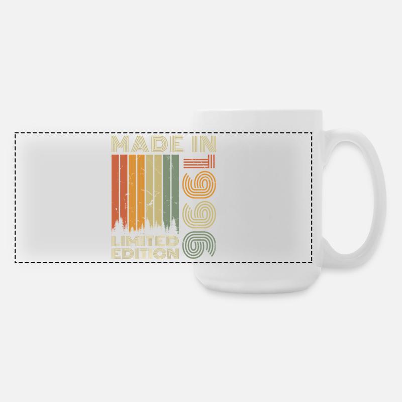 1996 Vintage Retro Geburtstagsgeschenk - Große Panoramatasse 440 ml - Weiß