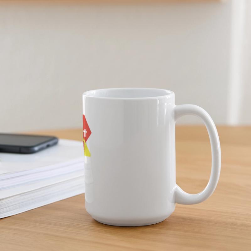 Humor im Code: Eine visuelle Fehlermeldung Große Panoramatasse 440 ml