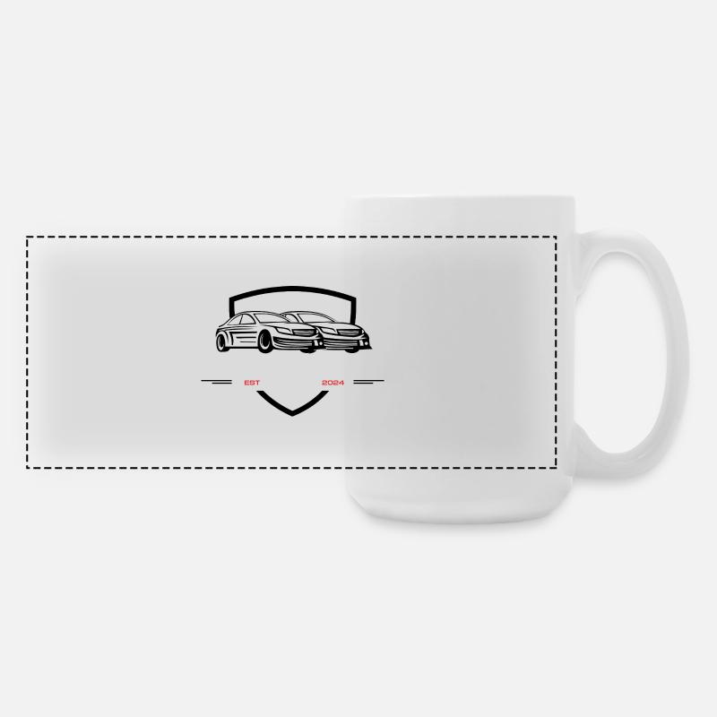 DENARO Performance Emblem 2024 - Große Panoramatasse 440 ml - Weiß