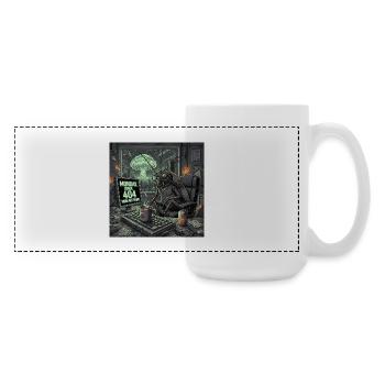 Lundi post-apocalyptique - Crise du bureau de Roach - Grande tasse panoramique 440 ml - blanc - Droite